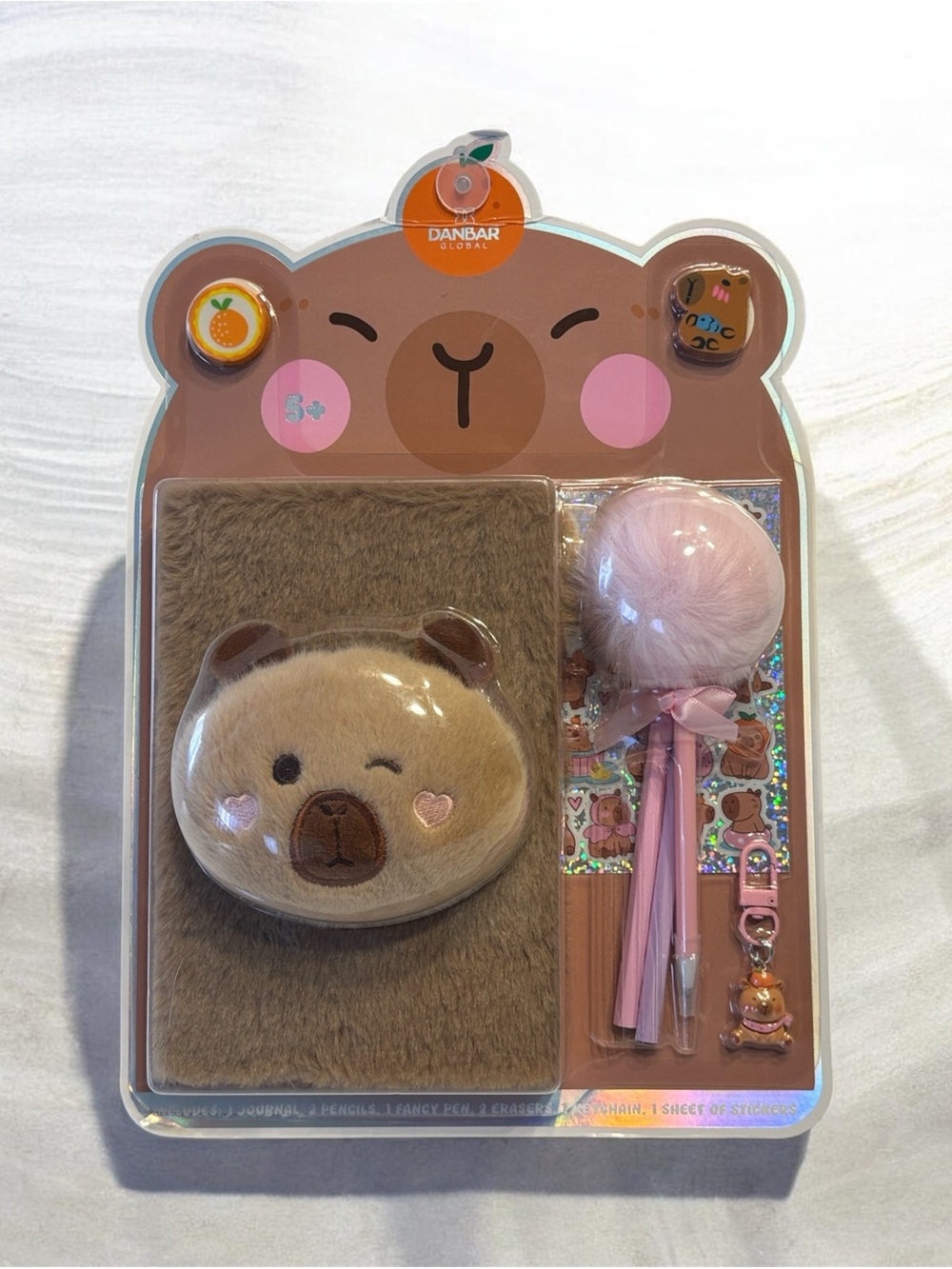 Danbar Global Capybara Stationery Set